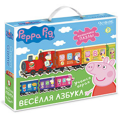 Настольная игра+пазл Origami "Свинка Пеппа" Веселая азбука
