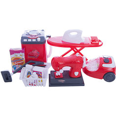 Игровой набор Abtoys "Помогаю маме" Набор для уборки, стирки и шитья