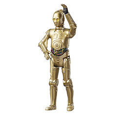 Фигурка Star Wars C-3PO с двумя аксессуарами, 9 см. Hasbro