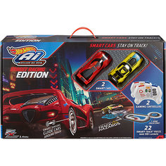 Автотрек Hot Wheels "Умная трасса" с р/у машинками версия 2:0, Стрит рейсинг Mattel