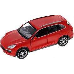 Металлическая машинка RMZ City "Porsche Cayenne Turbo" 1:32, красный матовый