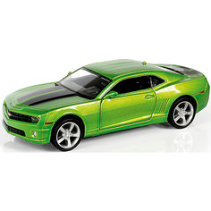 Металлическая машинка RMZ City "Chevrolet Camaro" 1:32, зеленый металлик