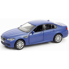 Металлическая машинка RMZ City "BMW M5" 1:32, голубой матовый