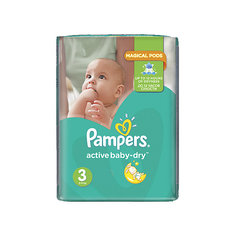 Подгузники Active Baby-Dry Midi 3 (5-9 кг), 208 шт. Pampers