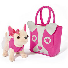 Мягкая игрушка Simba Chi-Сhi Love Собачка Чихуахуа с розовой  сумочкой, 20 см
