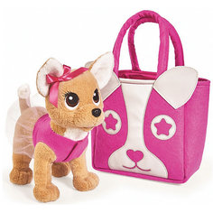 Мягкая игрушка Simba Chi-Сhi Love Собачка "Модница" с сумочкой, 20 см