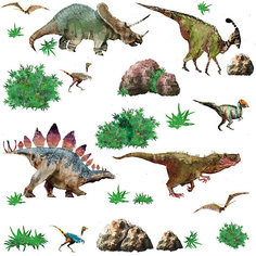 Наклейки для декора "Динозавры" Room Mates