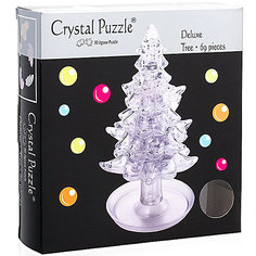 3D головоломка Елочка Белая Crystal Puzzle