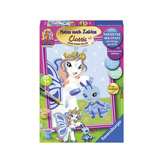 Раскрашивание по номерам "Филли Виктория" 13*18 см Ravensburger