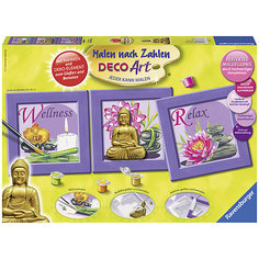 Раскрашивание по номерам «Будда» Размер картинки – 60*20 см Ravensburger