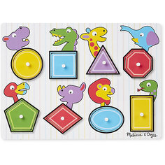Рамка-вкладыш Melissa &amp; Doug "Формы", Мои первые пазлы