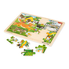 Пазл Melissa &amp; Doug "Животные во дворе" 24 детали