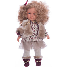 Классическая кукла Llorens Елена в кофте и юбке, 35 см