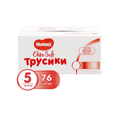 Трусики-подгузники Huggies Elite Soft 5, 12-17 кг, 76 шт.