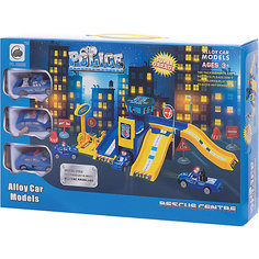 Парковка Shantou Gepai "Полиция" + 3 машины