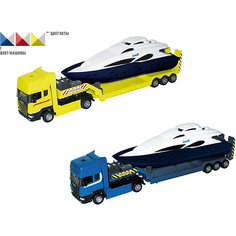 Машинка "Scania" с яхтой 1:48, Autotime