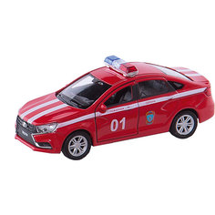 Машинка Welly Lada Vesta Пожарная охрана, 1:34-39