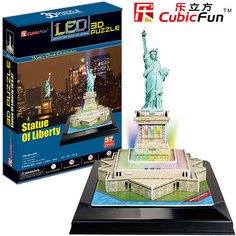 Пазл 3D "Статуя Свободы с иллюминацией  (США)", CubicFun