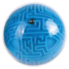 Головоломка шар-лабиринт (синий)