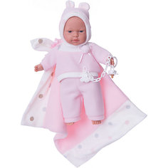 Кукла "Люсия" с одеялом, 33 см, Llorens