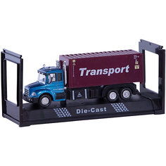 Машинка "Transport Truck" контейнеровоз 1:48, Autotime
