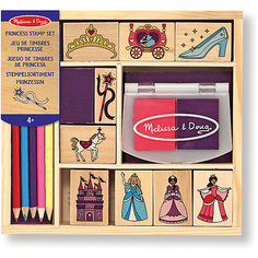 Набор печатей "Принцессы", Melissa &amp; Doug