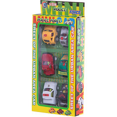 Набор инерционных машинок "Полицейский патруль", 6 шт. Дрофа Медиа