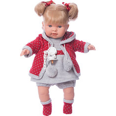 Кукла-пупс Llorens Пиппа в сером платье, 42 см