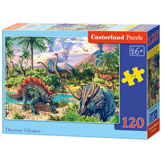 Пазл Castorland "Динозавры", 120 деталей