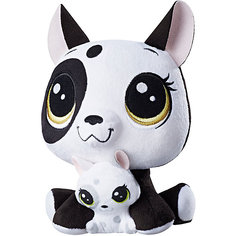 Мягкая игрушка Littlest Pet Shop "Плюшевые парочки" Bullena Doghouser &amp; Scamper Doghouser, 16 см Hasbro