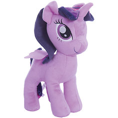Мягкая игрушка My little Pony "Плюшевые пони" Твайлайт Спаркл (Искорка), 30 см Hasbro