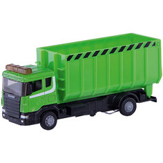 Машина Autotime "SCANIA", стройконтейнер, 1:48, зеленый