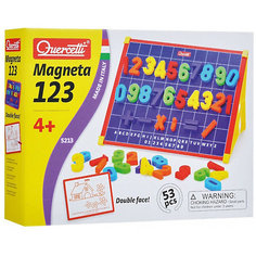 Магнитная доска Quercetti, с цифрами, 53 детали