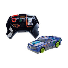 Радиоуправляемая машинка Hot Wheels "Умная трасса", синяя Mattel