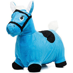 Лошадка-попрыгунчик Shantou Gepai, голубая