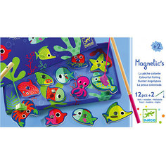 Магнитная игра рыбалка Цвета, DJECO