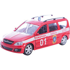 Машинка "Lada Largus" пожарная охрана 1:38, Autotime