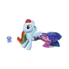 Игровой набор Hasbro My little Pony "Мерцание. Пони в волшебных платьях", Рэйнбоу Дэш