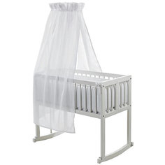 Кроватка-люлька с качалкой Lena, Geuther, белый