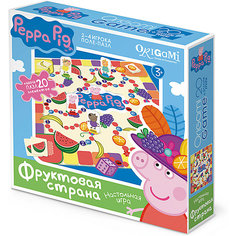 Свинка Пеппа.Наст.игра.поле-пазл+Пазл20Эл.Фруктовая страна.01585 Origami