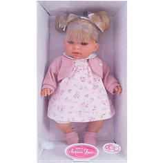 Кукла Лорена в розовом, 37см, Munecas Antonio Juan