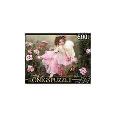 Пазл Konigspuzzle "Ангел и розы" 500 элементов