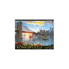 Пазл Konigspuzzle "Бруклинский мост" 1000 элементов