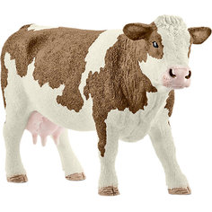 Коллекционная фигурка Schleich "Животные с фермы" Симментальская корова