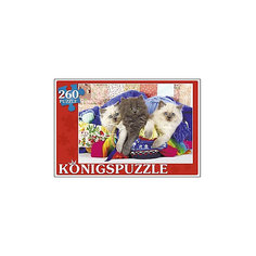 Пазл Konigspuzzle "Три котёнка" 260 элементов