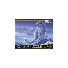 Пазл Konigspuzzle "Снежные барсы" 1000 элементов