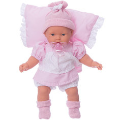Кукла "Ланита" на розовой подушк, 27 см, Munecas Antonio Juan