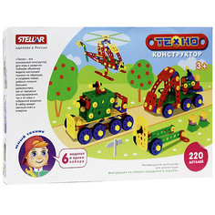 Конструктор Stellar "Техно" Военный набор, 220 деталей Стеллар