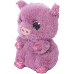 Мягкая игрушка Teddy Свинка розовая,15 см