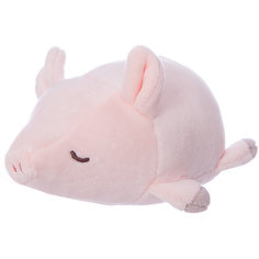 Мягкая игрушка ABtoys Свинка розовая, 13 см
